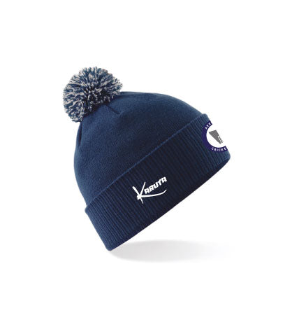 Embroidered Bobble Hat