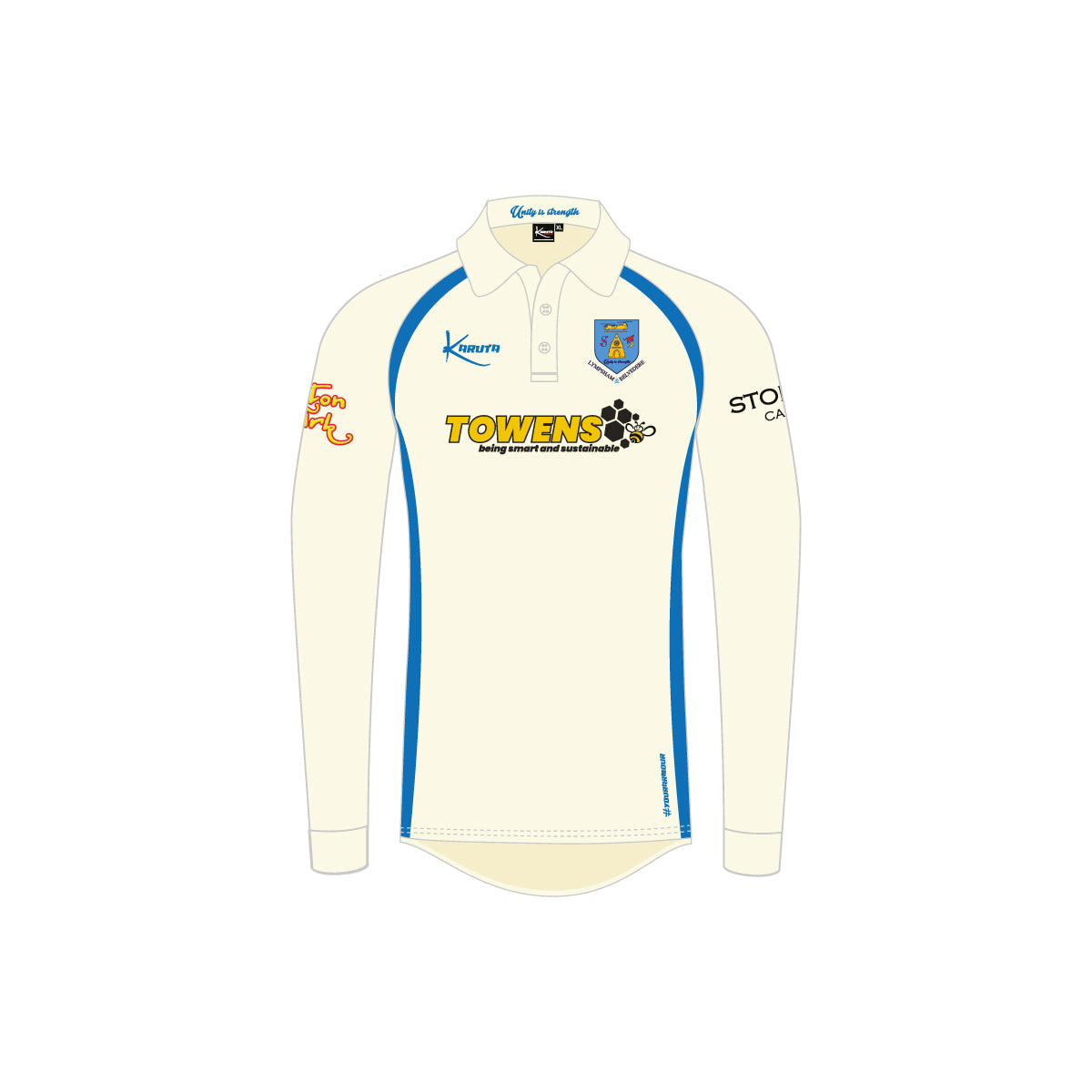 Long Sleeve Junior Club Whites Shirt